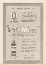 1916 Premier Whisky De Luxe Scotch Whiskey Wright & Greig Ltd Roderick DHU picture