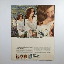 Vtg Clairol Nice N Easy Shampoo-In Hair Color Full Page Print Ad  picture