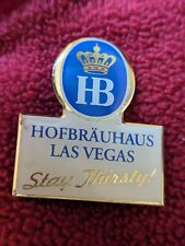 Vintage HB Hofbrauhaus Beer Brewery Las Vegas Metal Lapel/Hat Pin picture