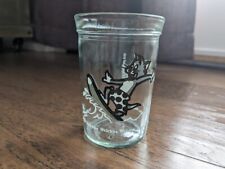 Vintage Welch's Tom and Jerry  Jelly Jar Glass 1990 Tom On Surfboard picture
