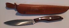 Grohmann D.H. Russell Original Canadian Belt Knife GR1 Rosewood Sheath picture
