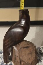 BEAUTIFUL HAND CARVED WOOD EAGLE picture