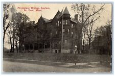 St. Paul Minnesota Postcard Protestant Orphan Asylum Road c1910 Vintage Antique picture