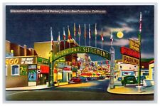 Postcard: CA International Settlement, San Francisco, California - Unposted picture