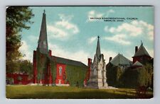 Oberlin OH-Ohio, Second Congregational Church, c1920, Vintage Postcard picture