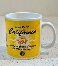 STARBUCKS 1999 California State No. 31 The Golden State OVERSIZED Mug - NICE picture