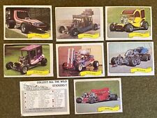 Vintage George Barris Kustom Cars Stickers Lot of Seven picture