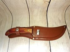 Vintage Tramontina Hunting Skinner Knife With Sheath picture