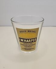 I. W. Harper Kentucky Straight Bourbon Whisky Glass Rocks Barware Collectible picture