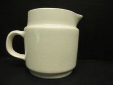 cream yellow stoneware pitcher French vintage picture