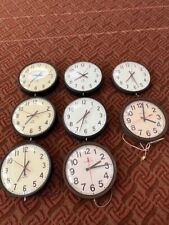 Vintage school house wall clock   picture