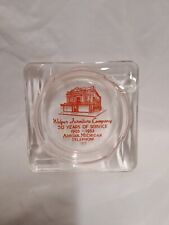  Vintage Glass Ashtray Walper Furniture Company Adrian Michigan 50 Years Of Serv picture