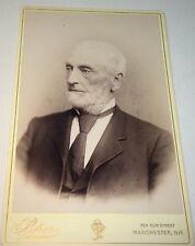 Rare Antique American Famous Business Owner William G. Hoyt NH Cabinet Photo picture