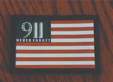9-11 USA Flag Morale Patch Tactical Army Tactical Military Never Forget picture