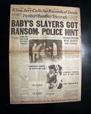 LINDBERGH BABY KIDNAPPING Charles Jr. Found Dead w/ Photos 1932 Old Newspaper  picture