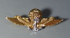 Thai Navy Parachute Wings badge : Gold Plated picture