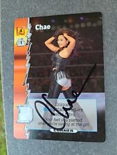 2000 WCW CHAE IN PERSON AUTOGRAPH TCG CARD NITRO GIRLS WOTC picture