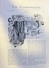 1901 Artists and Their Models illustrated picture