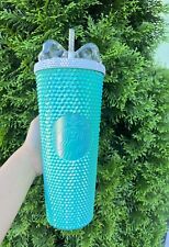 2023 Starbucks 24 oz Bling CUP Studded Tiffany Blue Studded Tumbler PH US FAST picture