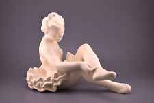 Vintage Ceramic Ballerine Statuette by JIHOKERA Bechyne - excellent condition picture