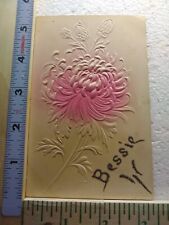 Postcard Flower Embossed Card picture