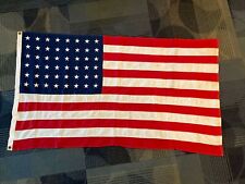 Vintage Original 48 star US American Flag  3' x 5' WW2 Era perfectly Aged COOL picture