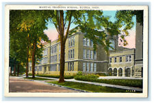 c1920s Manual Training School, Elyria Ohio OH Vintage Unposted Postcard picture