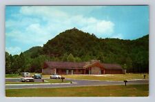 Gatlinburg TN-Tennessee Sugarlands Visitor Center Park Entrance Vintage Postcard picture