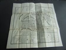 Old Vintage 1910's - CITY OF EUREKA - CA. - MAP - Ward and Precinct Boundaries picture