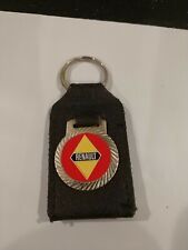 NOS Vintage Leather Renault Key Chain Fob Ring Holder Keychain Car Sports Muscle picture