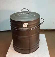 #3 CLASSIC ROUND TINWARE MINERS RAILROAD LUNCH PAIL DINNER BOX 4 PCS 9” TALL picture