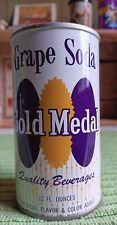 Gold Medal Grape Soda Vintage Flat-Top Soda Can picture