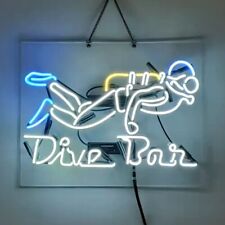 New Dive Bar Wall Man Cave Handmade Poster Decor Acrylic Neon Light Sign 20