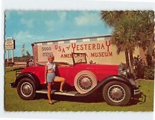 Postcard 1931 Packard roadster, USA of Yesterday Museum, Dundee, Florida picture