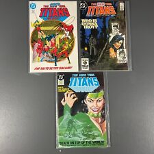 LOT OF 3 - The New Teen Titans Vintage DC Universe Comic Books Issues #20,21,38 picture