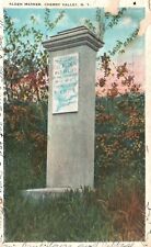 Cherry Valley, New York, NY, Alden Marker, 1937 Vintage Postcard a6774 picture