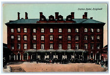 Holyhead Anglesey Wales Postcard Front View Station Hotel c1910 Unposted picture