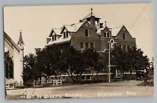 Atkinson Nebraska NE St. Joseph School Real Photo Postcard RPPC c1920 picture