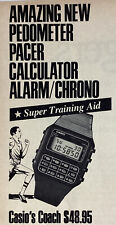 Casio Watch Print Ad Original Vintage 1981 Rare RW DWS Marketing Costa Mesa CA picture