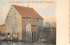 c.1908 Old Water Mill Babylon LI NY post card picture