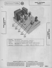 1956 PORT-A-PHONE W1-100-UL SERVICE MANUAL photofact schematic W1100UL repair  picture