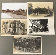 # T4935   maybe  PHILIPPINES  REAL PHOTOS POSTCARD LOT,   5 DIF. CARDS picture