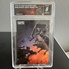 DC Comics Universe Dark Nights Metal Promo Trading Card P2 Cryptozoic Graded picture