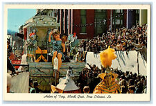 1972 Helen of Troy, Mardi Gras Float New Orleans Louisiana LA Postcard picture