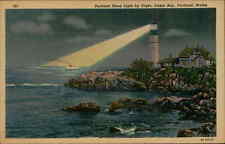 Postcard: 101 Portland Head Light by Night, Casco Bay, Portland, Maine picture