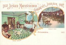 Postcard 1902 Philadelphia Pennsylvania Golden Jubilee Maennerchor 24-5744 picture