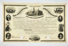 1854 Philadelphia $2200 City Loan Certificate to J.C. Worrett be Paid by 1892  picture