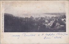 Port Jefferson and Harbor New York 1906 Postcard picture