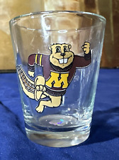 Officially Licensed Product Minnesota Golden Gophers Shot Glass 2.5” Tall picture