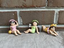 Bathing Beauties The Little Hedgerow Lot Of 3 Figures picture